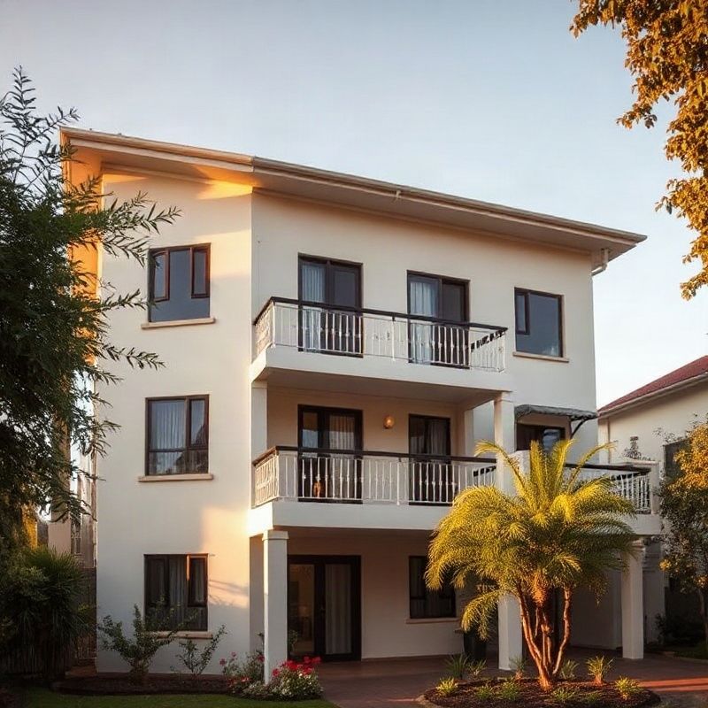 Karen Nairobi residential property in warm afternoon light